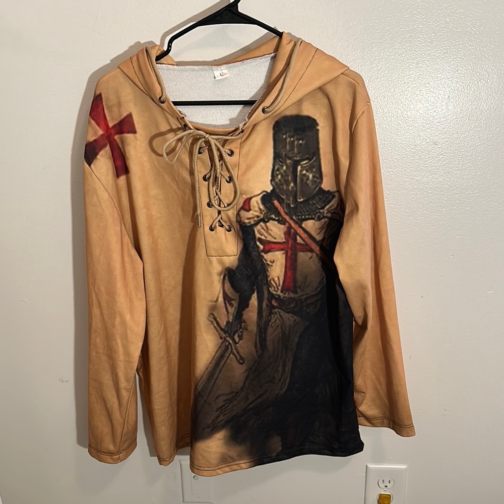 Medieval Knight Graphic Hoodie